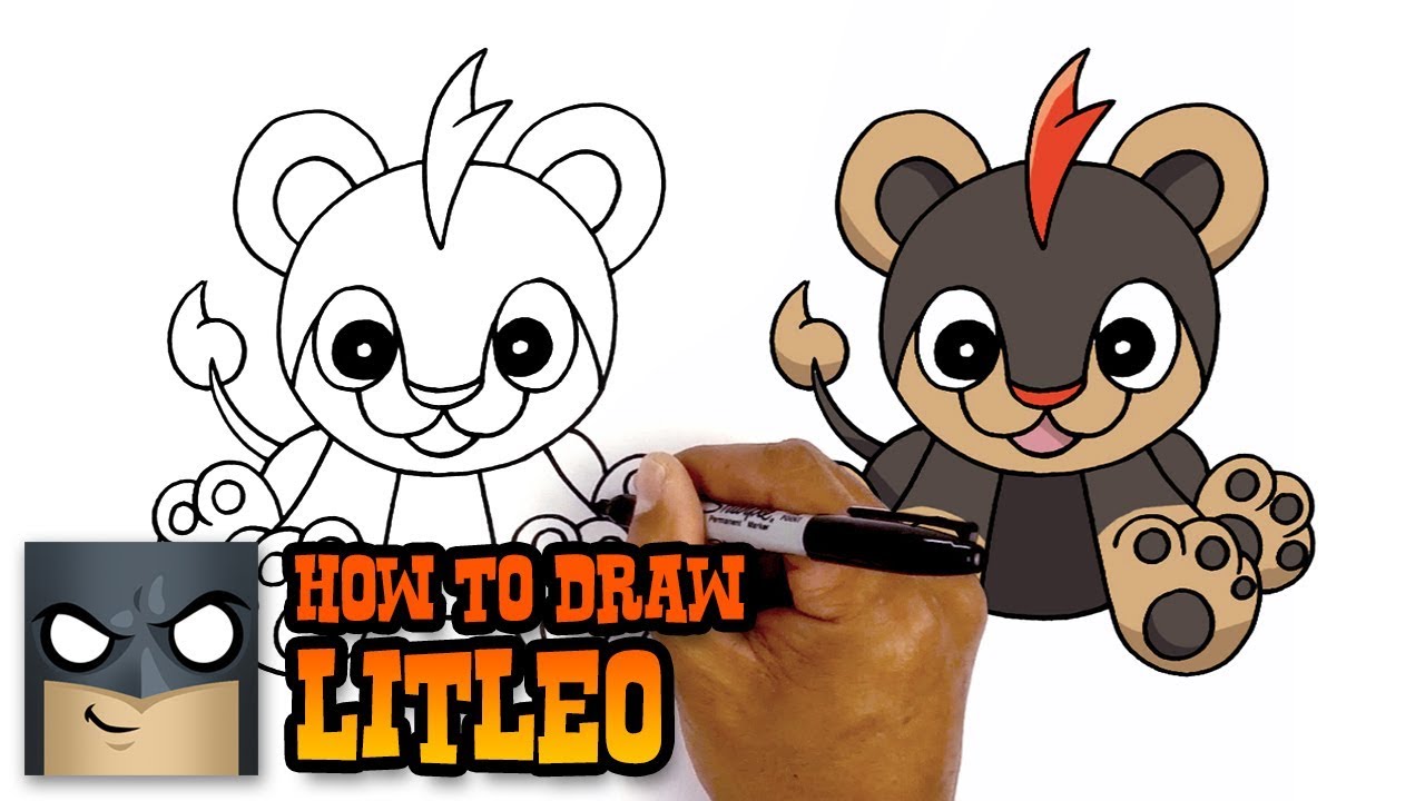 🧡 How To Draw Lillipup Pokemon 💛 CUTE POKEMON EASY - 포켓몬 그리는 방법 - Hur man  Ritar POKÉMON 