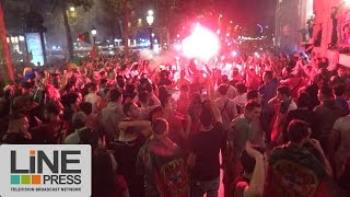 Euro 2016. Grande liesse des supporters Portugais sur les Champs / Paris - France 06 juillet 2016