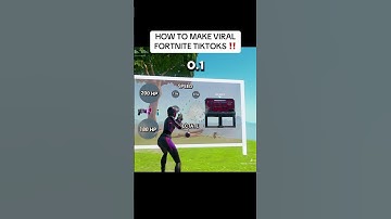 How to make viral slow motion #fortnite tiktoks! #sdwhimself #gaming