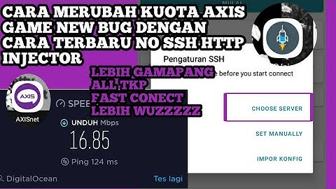 UPDATE CARA MERUBAH AXIS GAME TANPA SSH MENGGUNAKAN HTTP INJECTOR