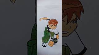 CLASSIC BEN 10 DRAWING 🐱💯💥💖🔥💫# SHORTS screenshot 3