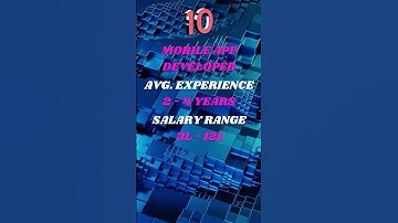 Mobile App Developer: Top 10 Software Development Jobs in 2023 | Becoming a Software Developer