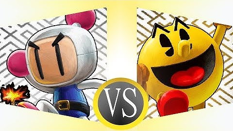 Bomberman VS. Pacman (KONAMI vs. NAMCO)(sprite animation)