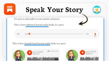 Hoe je voice-overs toevoegt aan je Substack-berichten