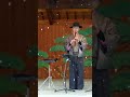吹雪の中で笛吹いてみたら..　#shorts .