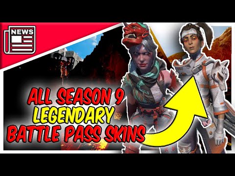 All Legendary Battle Pass Skins Revealed Season 9 Map Rotation Apex Legends Legacy Youtube All Legendary Battle Pass Skins Revealed Season 9 Map Rotation Apex Legends Legacy Youtube