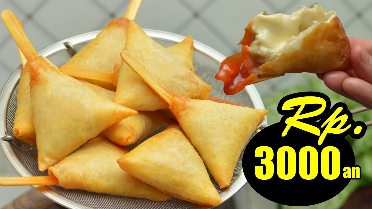 JUAL 3 RIBUAN CEPAT BALIK MODAL! | DIMSUM GORENG CROT KEJU LUMER EKONOMIS ANTI BOCOR