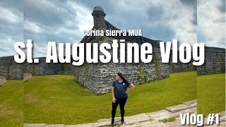 St. Augustine Vlog 🌴 vlog #1 | Corina Sierra MUA