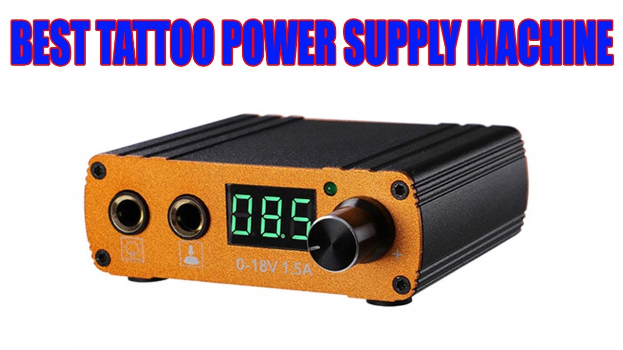  10 Best Tattoo Power Supplies  Reviews  Guide 2022 Best Tattoo Power  Supply Machine  YouTube