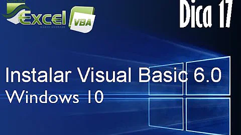 Como instalar o VBA?