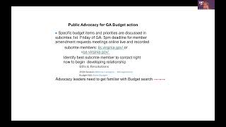 The Virginia Budget 101 with House Finance Chair, Vivien Watts