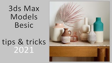Modeling a realistic decorative set (02) with 3ds Max - Tip of the Week