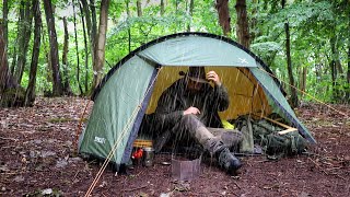 Solo Rain camp in the Tent that surprises Everyone