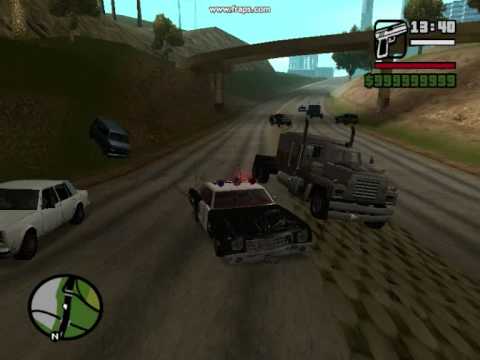 GTA San Andreas police pursuit 5 LSPD (mod) GTA San Andreas police pursuit 5 LSPD (mod)