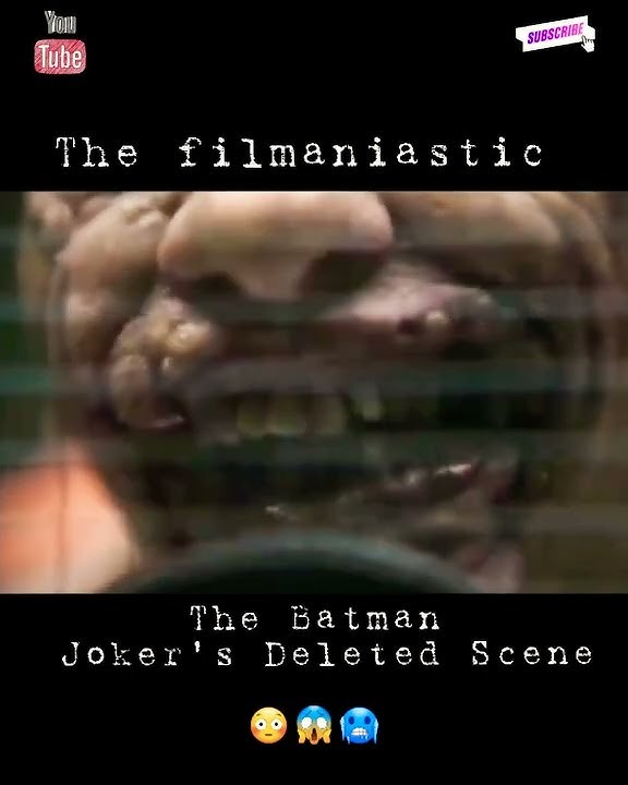 The Batman Joker's Deleted Scene | #thebatman #batmanjokerdeletedscene #jokerdeletedscene