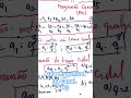 Progressão Geométrica (PG)