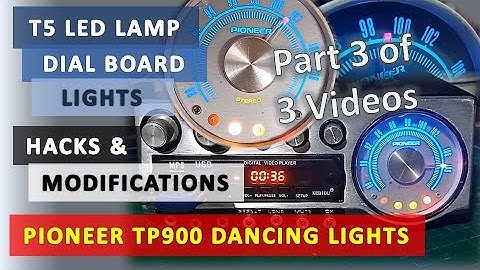 T5 LED LAMP KP500 and TP900 DIAL BOARD MOD│DANCING LIGHTS│TWO COLORS MAIN LIGHTS│PART 3 OF 3 VIDEOS