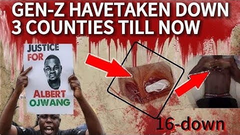 Kenya on Fire! Protests Erupt After Blogger Ojwang Death 🔥 #JusticeForOjwang #KenyaProtests #gen-z