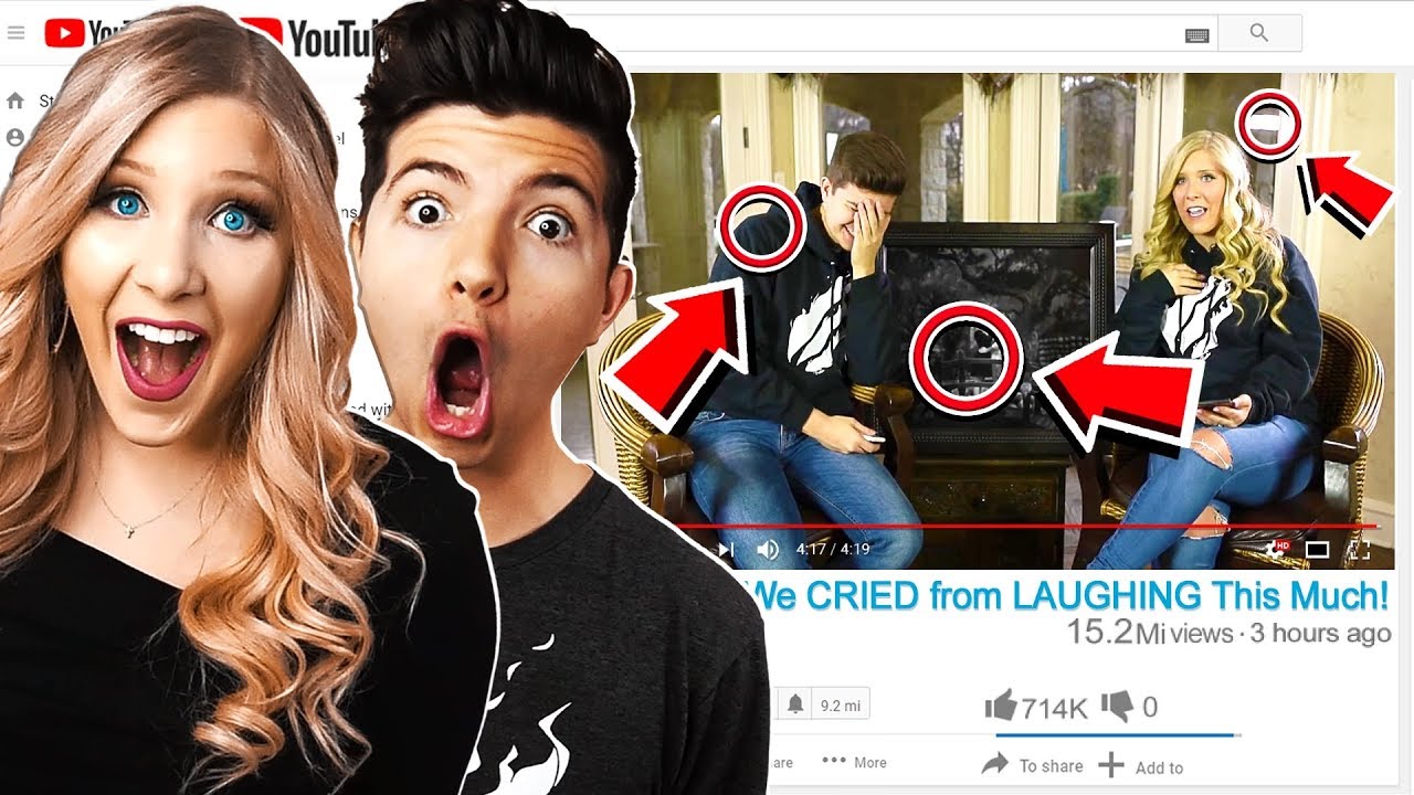 REACTING to OUR FIRST VIDEO TOGETHER Bri and PrestonPlayz QnA