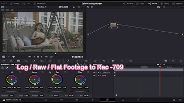 Davinci Resolve Color Grading SECRETS for Log Footage Revealed!