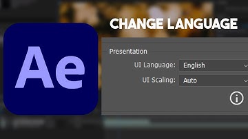 How to Change the Language on Adobe After Effects 2024
