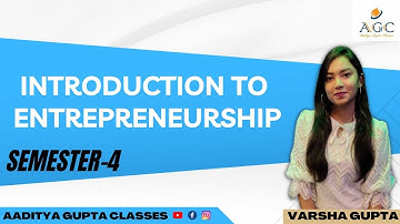 INTRODUCTION TO ENTREPRENEURSHIP | B.COM | SEM 4 | CALCUTTA UNIVERSITY #semester4 #bcom