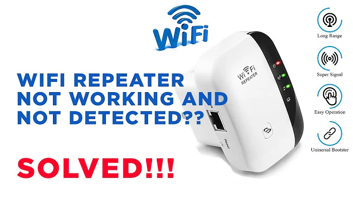 SOLVED!!! WIFI REPEATER NOT WORKING, NOT DETECTED, WLAN LED NOT BLINKING, OR WIFI REPEATER DISABLED?