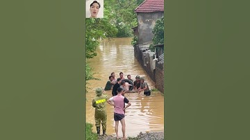 SAU BÃO YAGI MIỀN BẮC LŨ LỤT thật sự nhìn cảnh này Duy muốn rơi nước mắt vì thương bà con #shorts