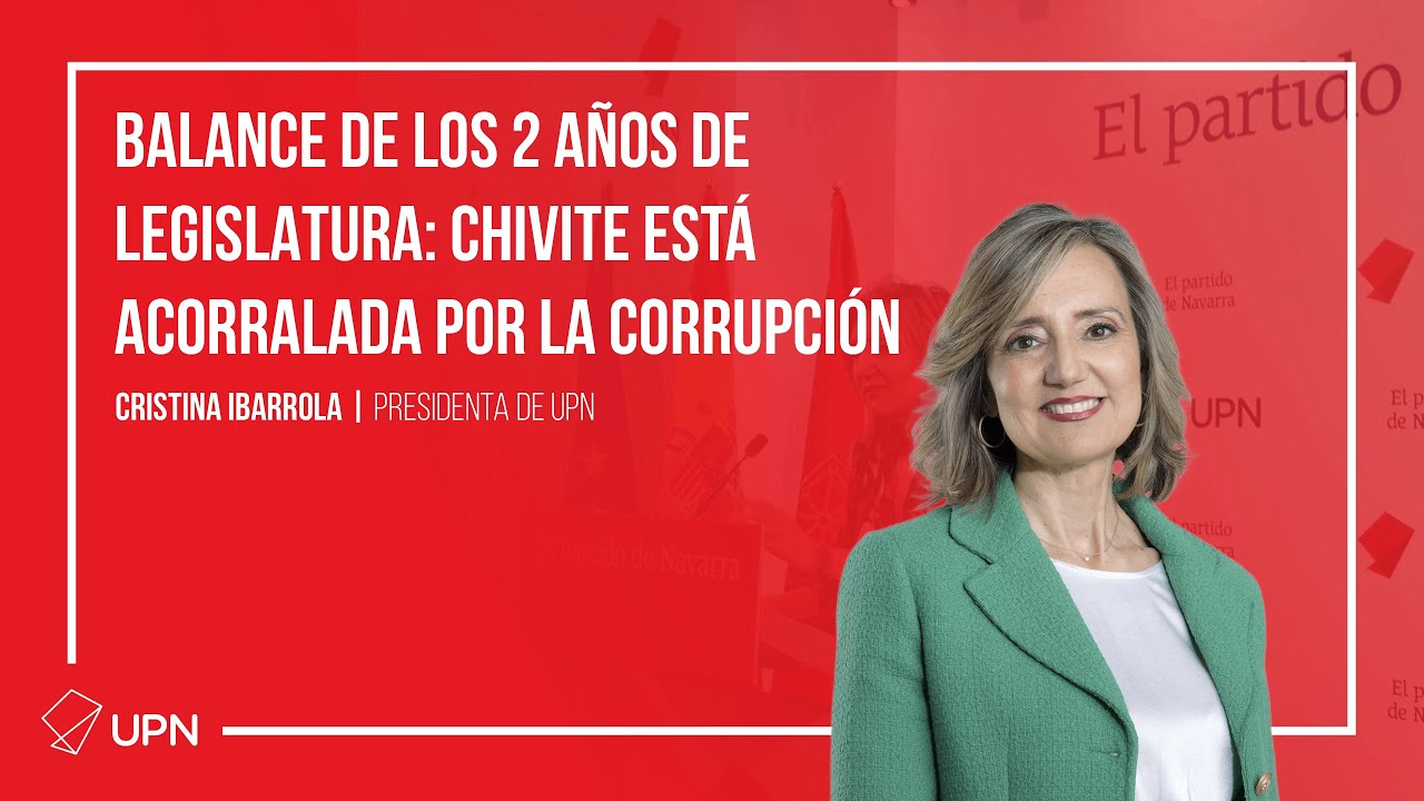 RUEDA DE PRENSA - Cristina Ibarrola - Balance de los 2 años de legislatura en Navarra