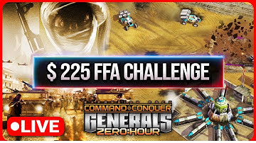 $225 Anonymous FFA Expert Showdown | C&C Generals Zero Hour