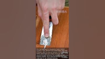 Peeling Glue Off the Table – So Satisfying #shorts