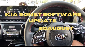 KIA Sonet Software update 20 August￼ 2021 New voice command feature .￼