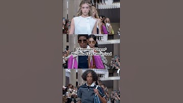 Miu Miu Spring/Summer 25 has arrived. Relive the finale of the fashion show. #MiuMiuSS25