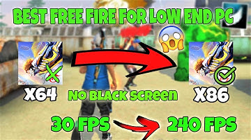 NEW FREE FIRE X86 VERSION FOR LOW END PC AFTER OB30 🔥 240 FPS ⚡ NO AUTO BACK, NO BLACK SCREEN ⚡