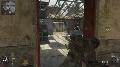 Black Ops - Search and Destroy 1v6 Clutch Sniper and Knife