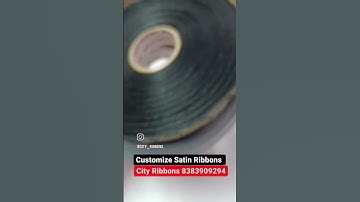 Custom printed satin ribbon, City Ribbons