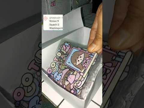 packing order fake#shorts#youtubeshorts#art#drawing#fakeorder#kawaii#sticker