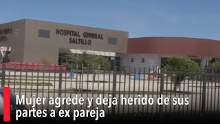 Mujer agrede y deja herido de sus partes a ex pareja