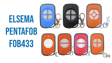 Elsema Pentafob FOB433 Genuine Remotes Video Description