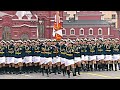 Russian soldiers marching to the Bee Gees