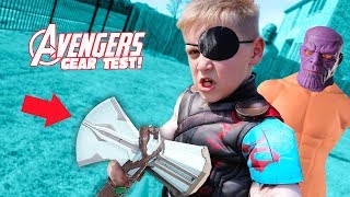 THOR's NEW Gear Test! Avengers Infinity War Movie Kids Challenge & Toys Review! THOR's NEW Gear Test! Avengers Infinity War Movie Kids Challenge & Toys Review!