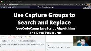 Use Capture Groups to Search and Replace (Regular Expressions) freeCodeCamp tutorial