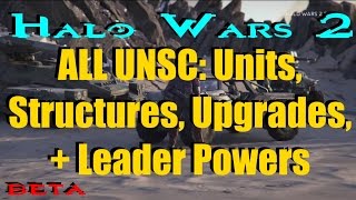 Halo Wars 2 Beta: All UNSC Units, Upgrades, Powers, etc.