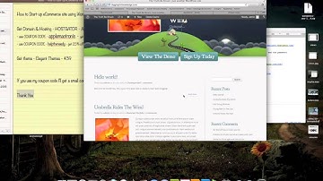 How to make an Awesome Website Under 15 min Wordpress Blog by applemactronic