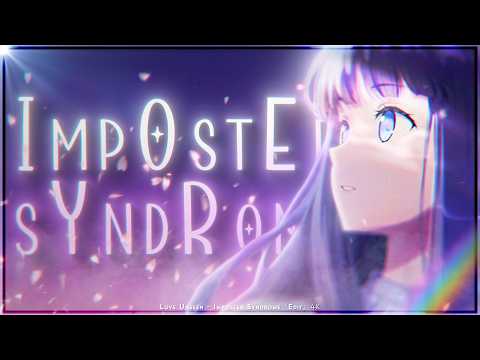 「Love Unseen Beneath The Clear Night Sky🩵💜」-  Imposter Syndrome「AMV/Edit」4K (Intro)