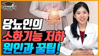 소화기능 약한 당뇨인 집중! 원인과 해결법 4가지 | 당뇨와 소화기능 저하의 관계
