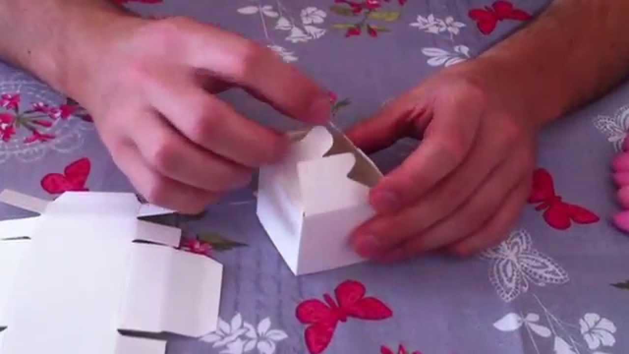 Tutorial Montaggio Scatola Porta Confetti Alpinshop Youtube