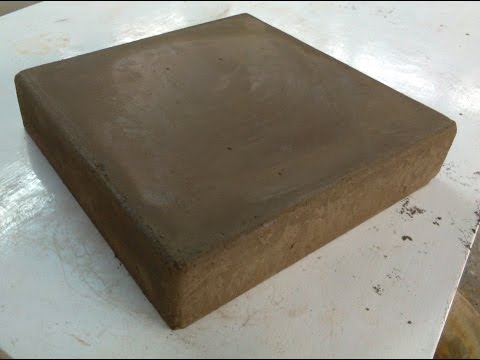How to make a concrete paver