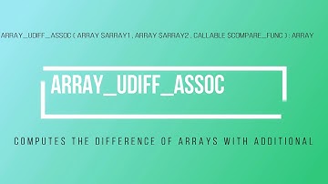 PHP | #6 Some unknown but useful array functions