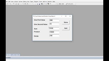 Sum, Product, and Divide in Visual Basic 6